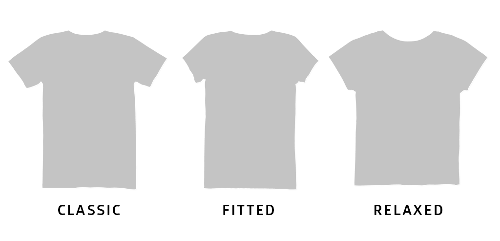 Tee Shirt Fit Guide: Signature, Classic, Relaxed